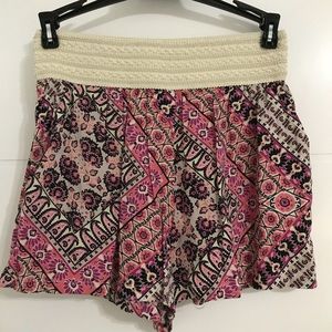 Floral print shorts